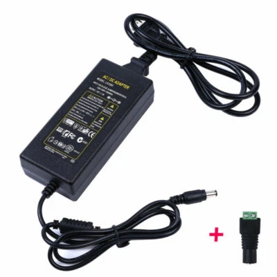 DC 12V 5A 60W AC Adapter Power Supply Transformer for 3528 5050 5630 LED Strip - Image 1 of 4
