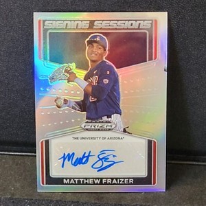 Matthew Fraizer 2022 Panini Prizm Draft Picks Signing Sessions Auto