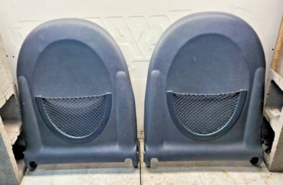 Mini Cooper 2002-2008 panel trasero asiento delantero izquierdo o derecho negro 2 puertas OEM Foto 1 de 4
