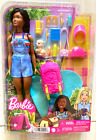 Barbie It Takes Two Brooklyn Camping Lalka Brunetka z warkoczami i zwierzę domowe Szczeniak Zabawka