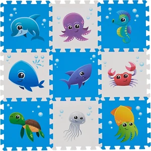 Puzzle Play Mat, Foam Floor Tiles, Children’S Foam Puzzle Mat Baby Floor Play Ma - Picture 1 of 12