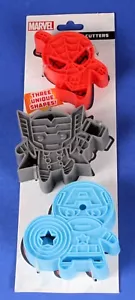 Set 3 Marvel Superheroes COOKIE CUTTERS - Spiderman - Picture 1 of 2
