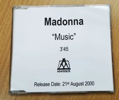 MADONNA CD Music 1 Track UK PROMO ONLY Orig. genuine DJ Rare PVC Wallet MINT - Image 1 of 4