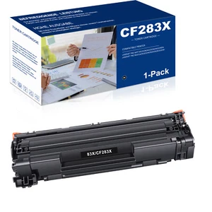 1PK CF283X per HP 83X cartuccia toner LaserJet Pro M225dn M225dw M202n M202dw - Foto 1 di 8
