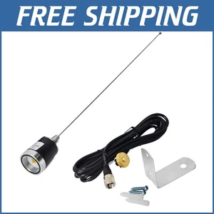 Compact 21 Inch UHF VHF Antenna with NMO Mount and 4m RG58 Coax for Transceivers - Picture 1 of 8