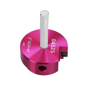 Salvatubi in PVC Testa da 2 Pollici,2" Alesatore per Tubi in PVC con Albero Esagonale da 3/8 Pollici,Calza... - Foto 1 di 7