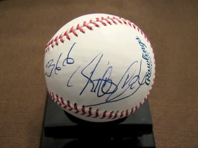 RICO CARTY 1970 NL BC .366 ATLANTA BRAVES AUTOGRAFADO OML BEISEBOL JSA BEAUTY - Imagem 1 de 4