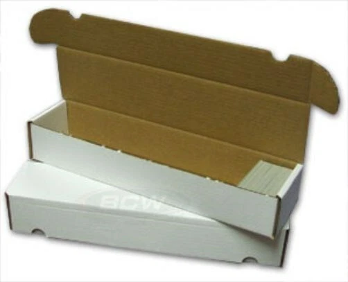 50 BCW Corrugated Cardboard 930 Count Baseball Trading Card Storage Boxes box - Image 1 of 1