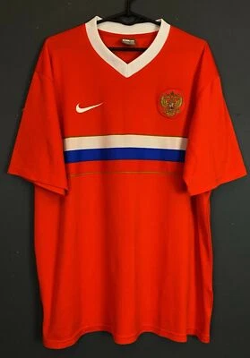 MEN'S NIKE RUSSIA NATIONAL 2008/2009 HOME SOCCER FOOTBALL SHIRT JERSEY SIZE XL - Image 1 of 4