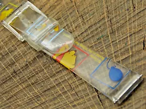 Disney Vintage NOS Unused Watch Band Winnie the Pooh Jelly w Clear Buckle 14mm - Picture 1 of 5