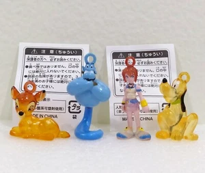 Set of 4 Square Enix Disney Kingdom Hearts Mini Figure Tiny Charm Japan - Picture 1 of 5