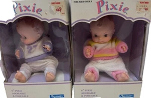 Vintage Precious Playmates AA 6" jointed vinyl Pixie 1985 Boy Girl Dolls -NIB - Picture 1 of 11