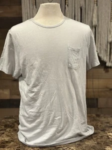 Roark Men’s T-Shirt Large Light Gray Rustic Pocket S/S Crew Neck Pullover Tee - Picture 1 of 6