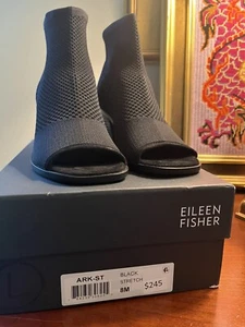 Stivali calzini Eileen Fisher ""Ark"" in tessuto stretch a maglia NUOVI $245 - Foto 1 di 6