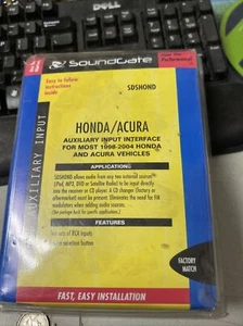 Soundgate SDSHOND Dual Auxiliary Input Plug & Play For Honda & Acura 2003 - 2008 - Picture 1 of 6
