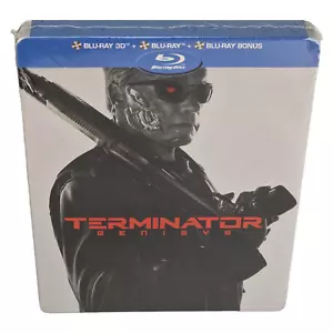 Terminator: Genisys Blu-Ray 3D + Blu-Ray Steelbook Limited Edition 2015 Region B - Picture 1 of 7