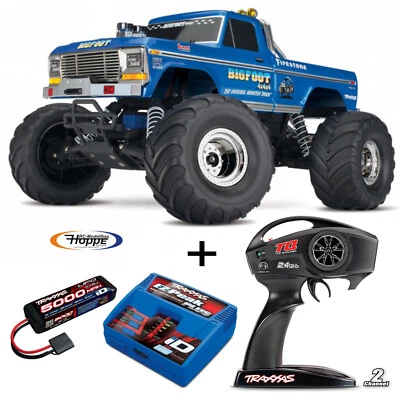 Traxxas BIGFOOT No.1 RTR Monster 1-10+ 5000er Lipo Akku + Traxxas 4A Lader - Bild 1 von 4