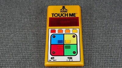B12 1978 ATARI TOUCH ME Handheld Electronic Game 3 in 1 Taiwan BH-100 - TESTED