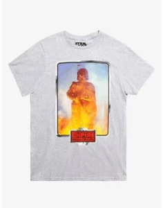 Star Wars Boba Fett Mandalorian Portrait Authentic Licensed Mens T-Shirt Size XS - Picture 1 of 2