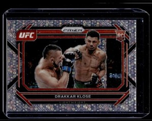 2023 Panini Prizm UFC Disco Drakkar Klose Rookie #100