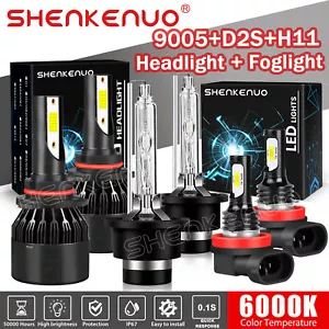 Para For Acura TL 2009-2013 2014 Faros LED HID Hi/Lo Bombillas de luz antiniebla - Picture 1 of 12