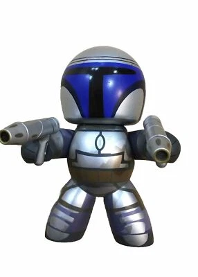 Figura de acción de vinilo Jango Fett Star Wars Mighty Muggs 6" Hasbro Toy 2008 suelta Foto 1 de 4