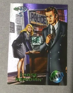 Tarjeta de CC de metal Chase Meridian Batman Forever #52 Fleer 1995 - Imagen 1 de 2