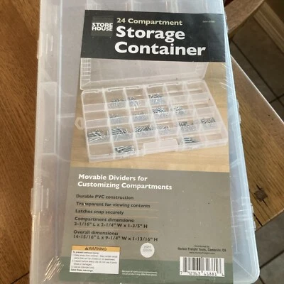 Storehouse 24 Compartment Storage Container NEW Sealed - Image 1 of 4