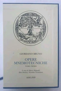Giordano Bruno Opere mnemotecniche tomo primo Adelphi 2004 letteratura filosofia - Foto 1 di 5