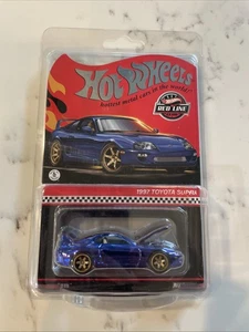 2024 Hot Wheels RLC 1997 TOYOTA SUPRA - Blue with Protector - Picture 1 of 6