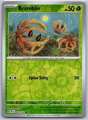 Bramblin 020/162 Reverse Holo SV05: Temporal Forces NM - Image 1 of 2
