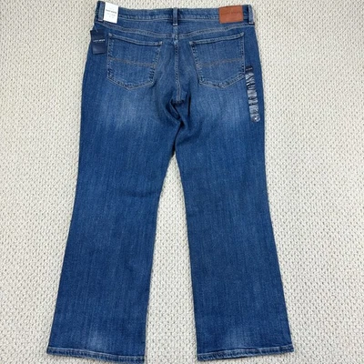 NUEVO Pantalones de mezclilla Lucky Brand Easy Rider para mujer 16/33R azul bigote elástico corte bota Foto 1 de 4