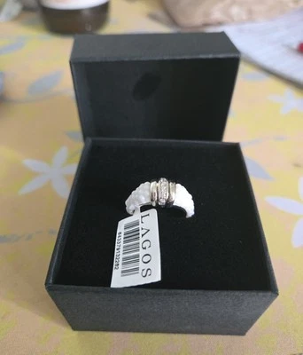 Кольцо для укладки белых керамических бриллиантов LAGOS размер 5 - Изображение 1 из 4