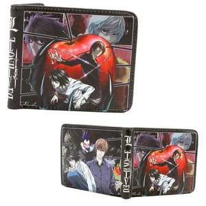 Death Note - Light Yagami vs. L 4.5" Bi-Fold Wallet NEW Desu Noto Billfold - Picture 1 of 2