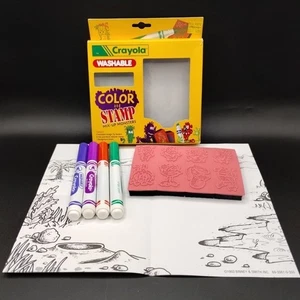 Vintage Crayola Farbe und Stempel Mix Up Monster Gummistempel & Marker Set 1993 - Bild 1 von 19