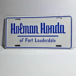 Holman Honda Dealership Fort Lauderdale Front Plate EUC - Picture 1 of 2