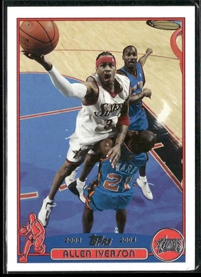 2003-04 Topps Allen Iverson Philadelphia 76ers #3 - Image 1 of 2