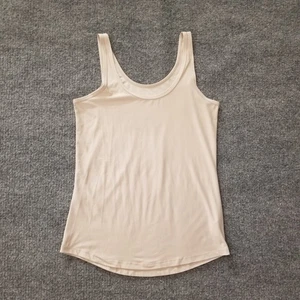 NOBO No Boundaries Teens Tank Top Large (11-13) Solid Beige Round Neck Stretch - Picture 1 of 12