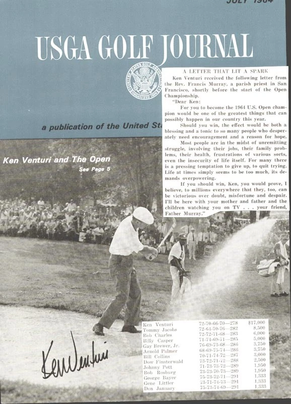 KEN VENTURI - ОБЛОЖКА ЖУРНАЛА С ПОДПИСЬЮ - Изображение 1 из 1