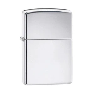 Original Zippo Classic Windproof Lighter – High Polish Chrome Authentic Finish - Picture 1 of 5