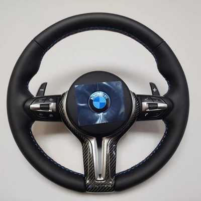 Original BMW F80 F82 M3 M4 Steering Wheel New Nappa Leather New AirBa - Image 1 of 4