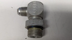 Aeroquip 3/4" Hydraulic Adapter Elbow Fitting 1/2" JIC 37° - 3/4" ORB, 6801-8-12 - Picture 1 of 5