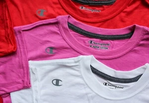 Champion T385 Boys Double Dry Cotton Vapor Tee T-Shirt Pick Size/Color - Picture 1 of 15