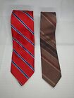 Sergio Valente + Ketch Men's Repp Neckties - *Two* Striped Repp Ties