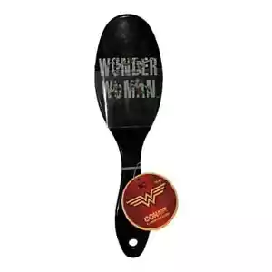 Conair Wonder Woman Oval Hair Brush Cushion Detangle DC Comics Black New - Picture 1 of 3
