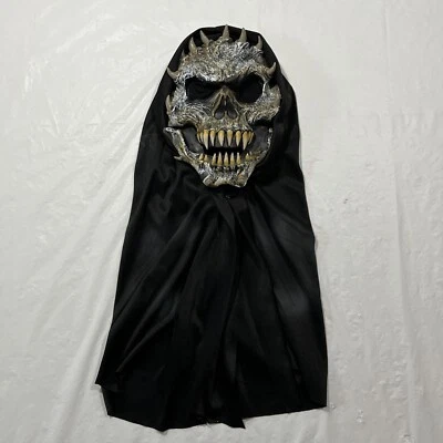 Totally Ghoul Crypt Creature Skeleton Skull Mask  Halloween Scary Horror - Image 1 of 4