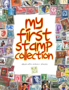 My First Stamp Collection: Album with More than 4300 Spaces to Start Your Phi... - Picture 1 of 12