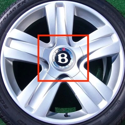Factory Bentley Wheel Center Cap Genuine OEM Continental GT Roadster 3W0601165AA - Image 1 of 4