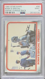 1980 Star Wars Empire ESB #98 Boba’s Special Delivery PSA 9 “MINT” Book Of Boba - Picture 1 of 4