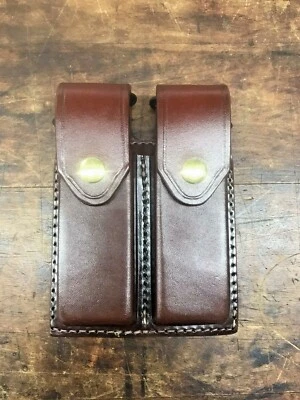 5.7 x 28 Leather Double Magazine Holder for Ruger 57.   45098 - Image 1 of 4